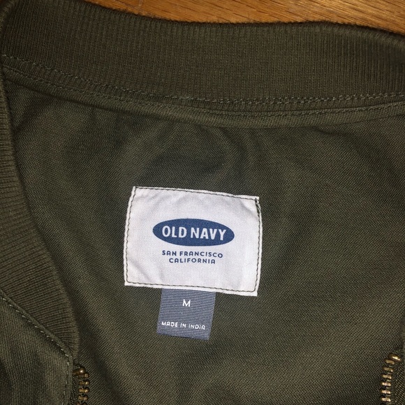 Lightweight Army Green Bomber Jacket - Picture 3 of 3